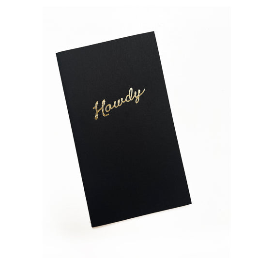 Howdy Mini Saddle Stitch Notebook