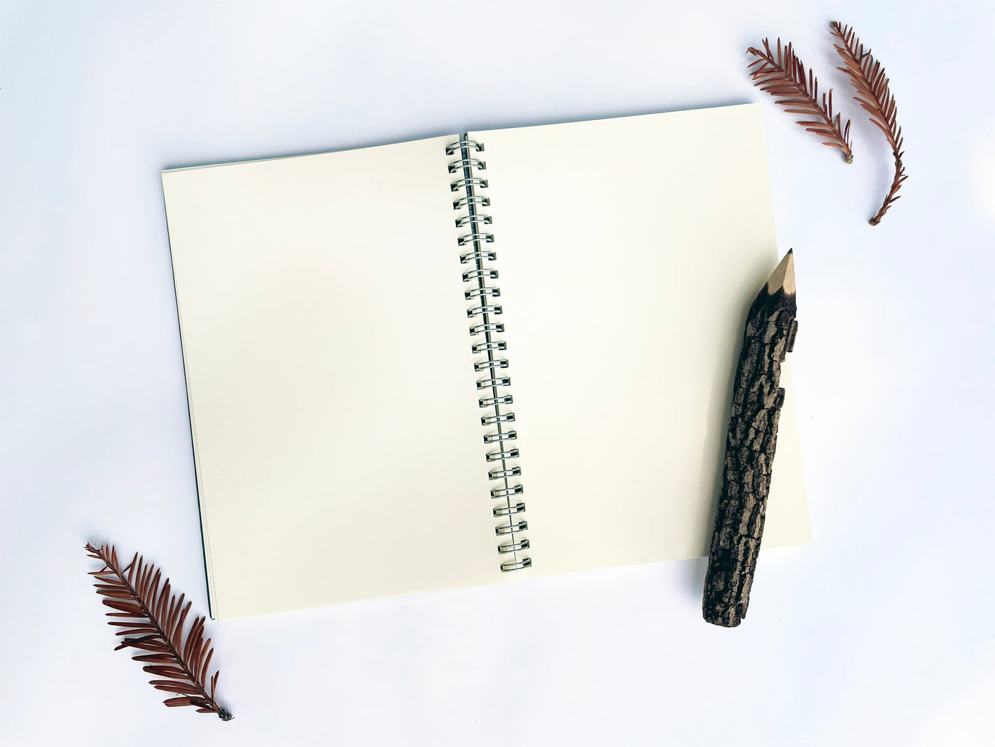 Gardening Notebook, Spiral Bound & Foil Embossed in Gold - Studio Portmanteau