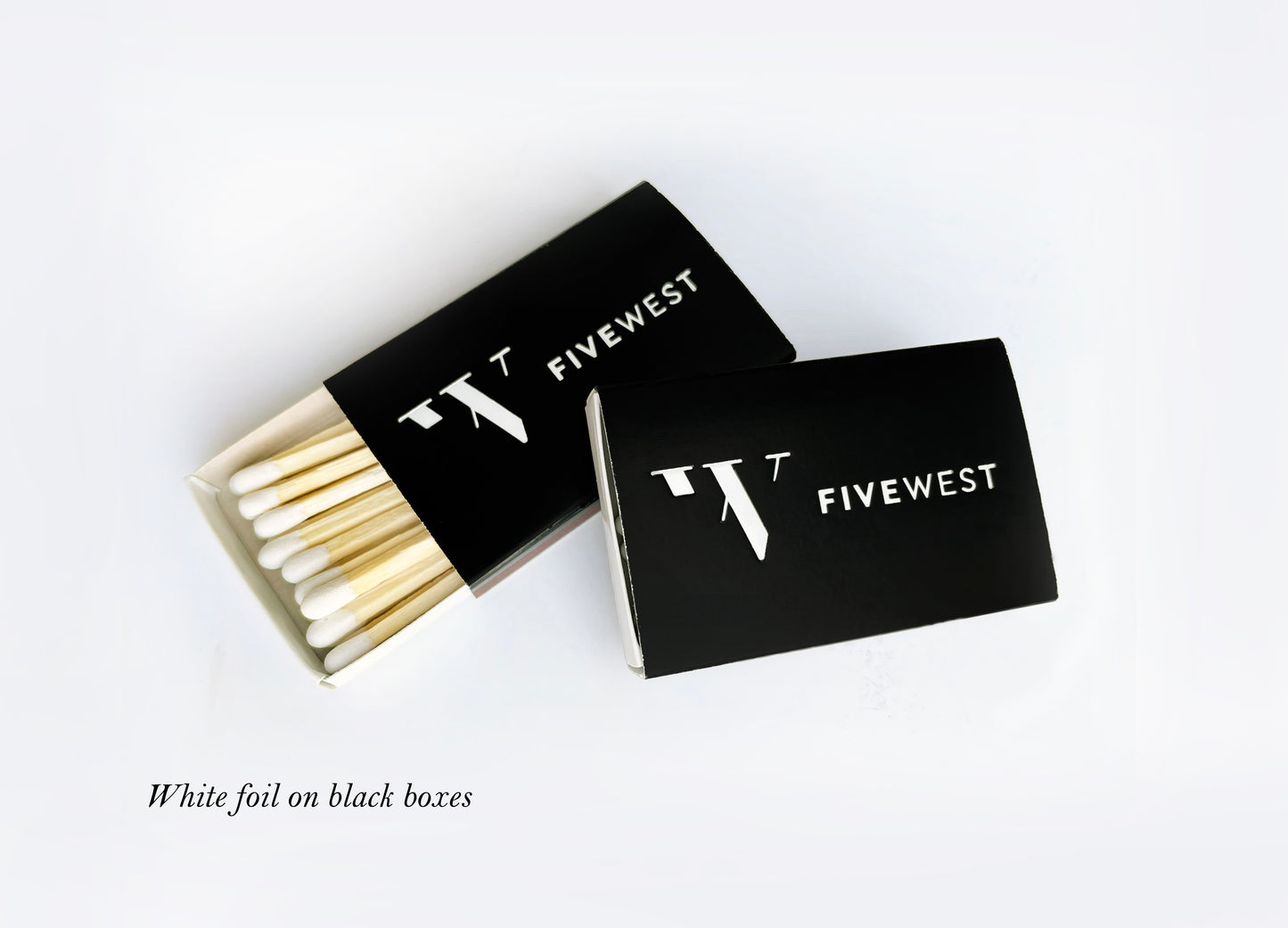 Set of (100) Custom Logo Matchboxes