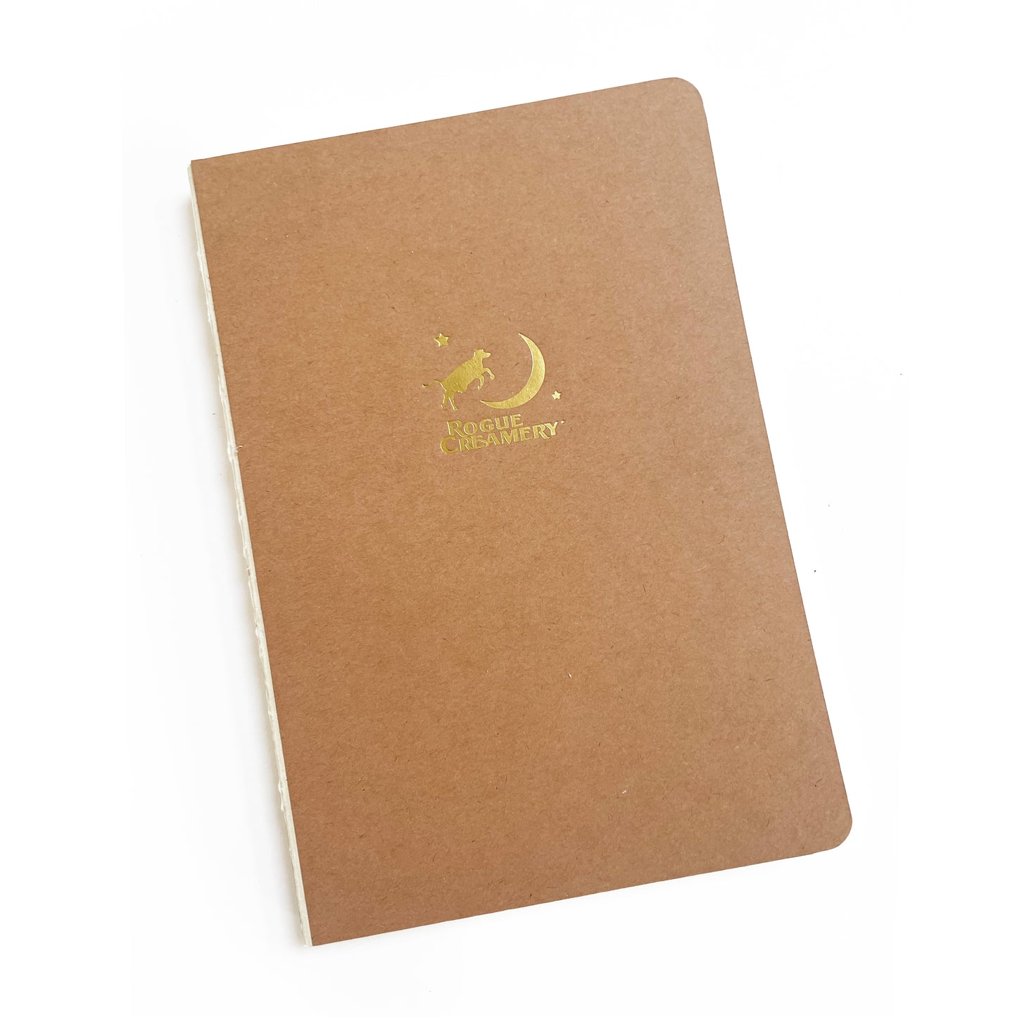 Custom Logo Foil Embossed Exposed Binding Notebook