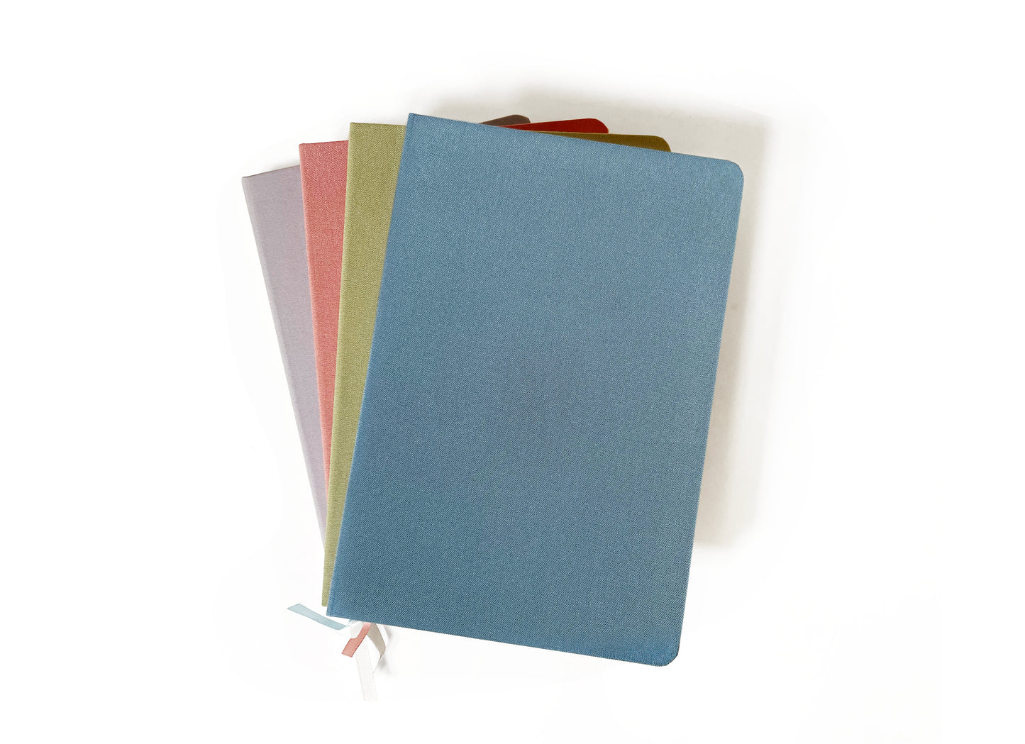 Blank A5 Linen Notebook - Vintage Pastels