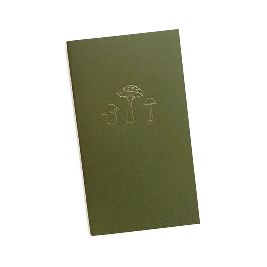 Mushroom Trio Mini Saddle Stitch Notebook
