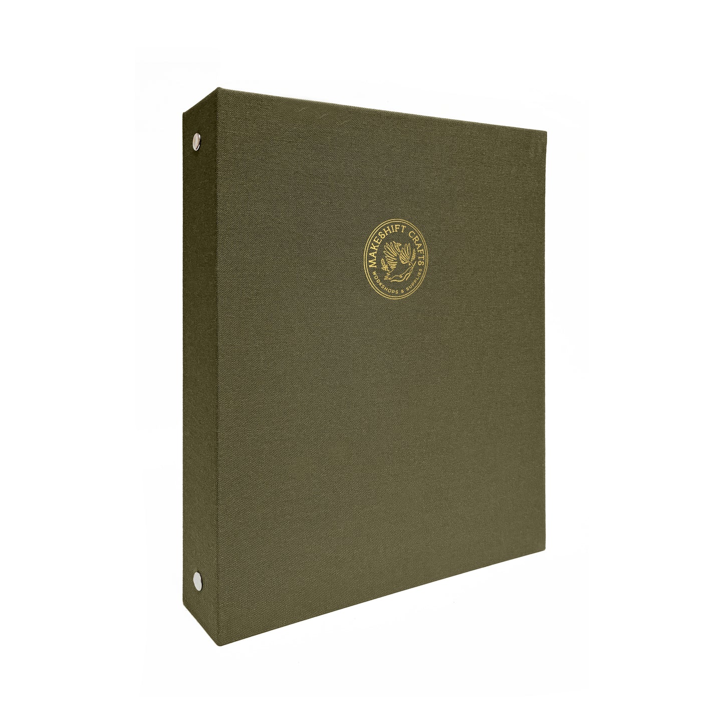 Custom Logo Foil Embossed Linen Bound Hardcover A5 Binder