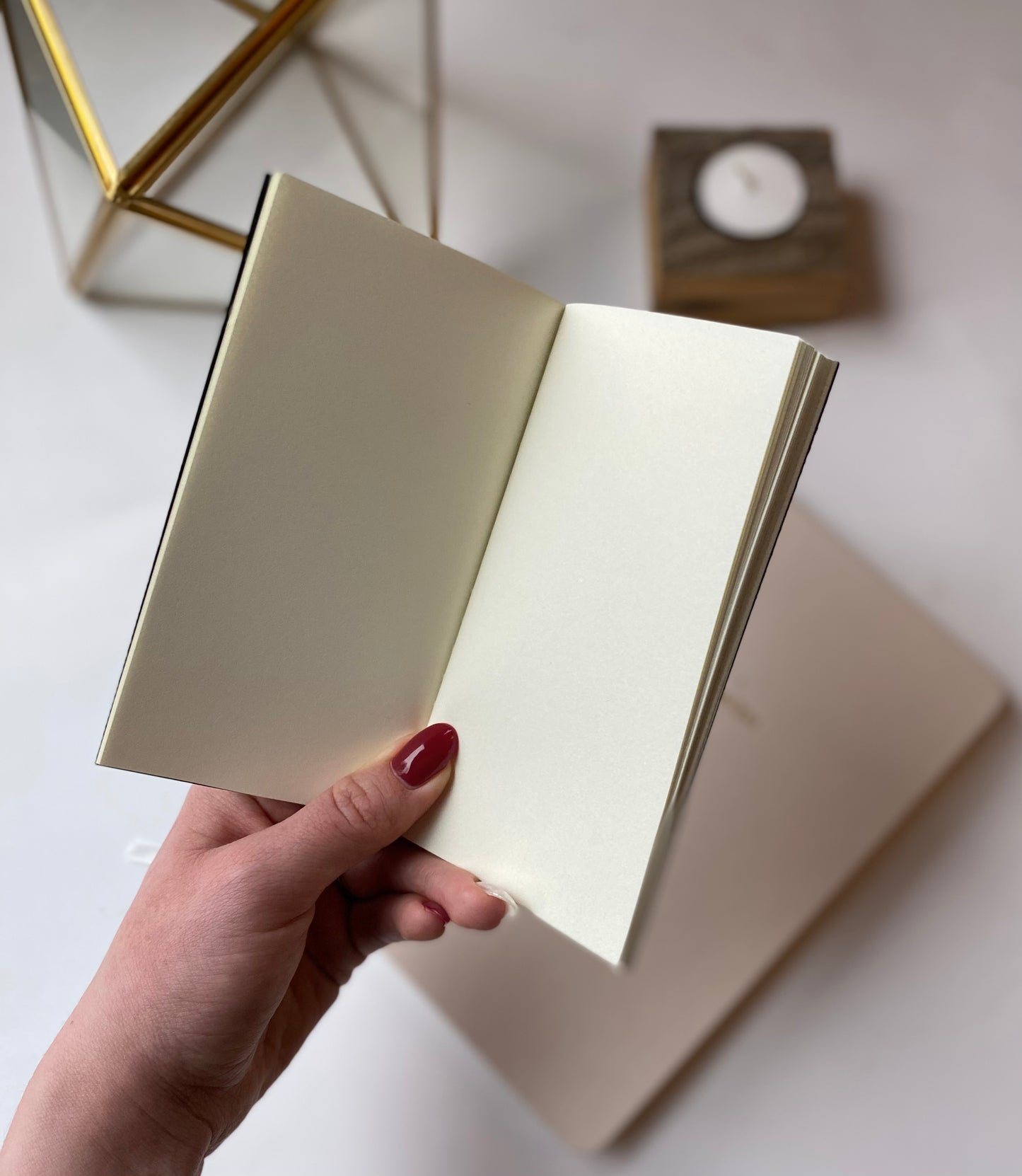 Wedding Vows Blind Deboss Mini Saddle Stitch Notebook