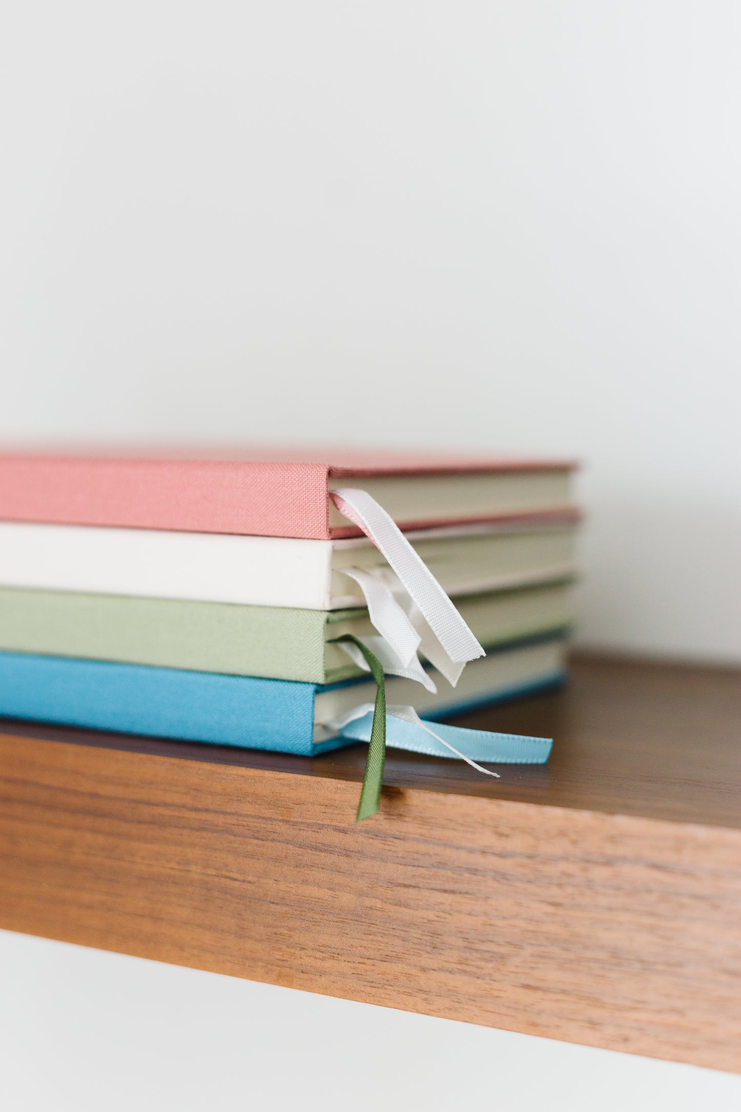 Custom Logo Foil Embossed Linen Notebooks | Neutral Tones