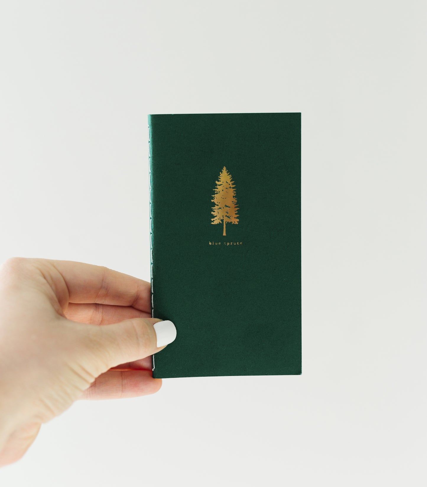 Noble Fir Mini Saddle Stitch Notebook | Cozy Woodland Notebook