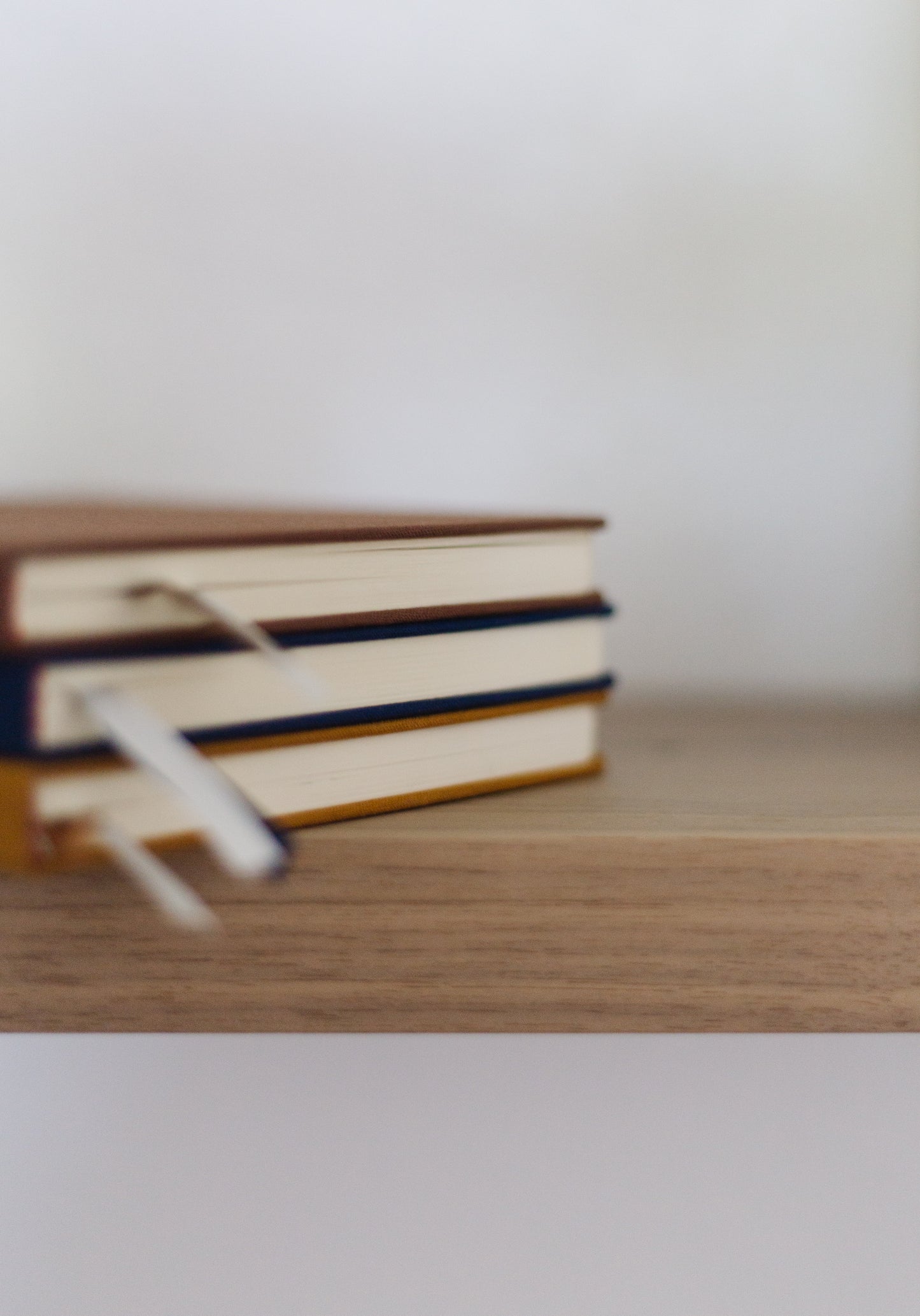 Custom Logo Foil Embossed Square Linen Notebooks | Navy & Browns