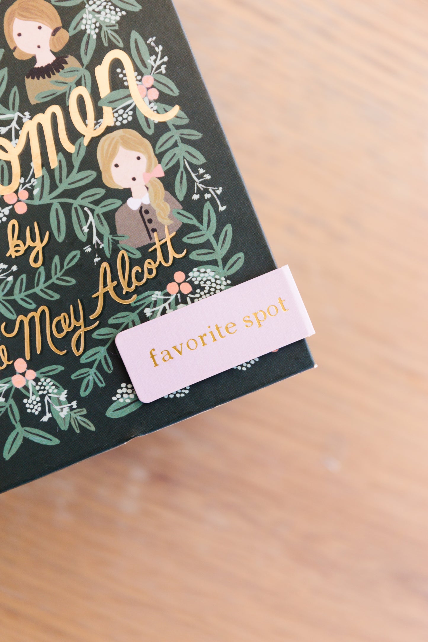 Favorite Spot Foil Embossed Magnetic Bookmark