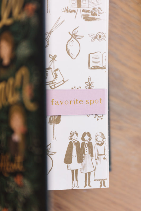 Favorite Spot Foil Embossed Magnetic Bookmark