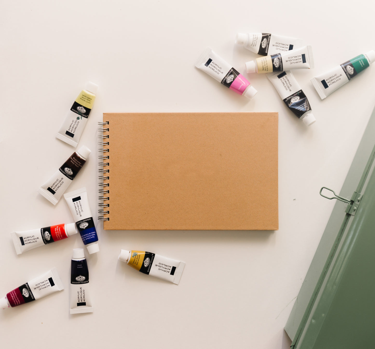 Kraft Spiral Hardcover Notebook