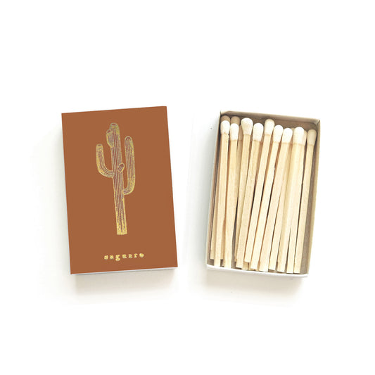 Saguaro Cactus Match Box | Desert Candle Accessory