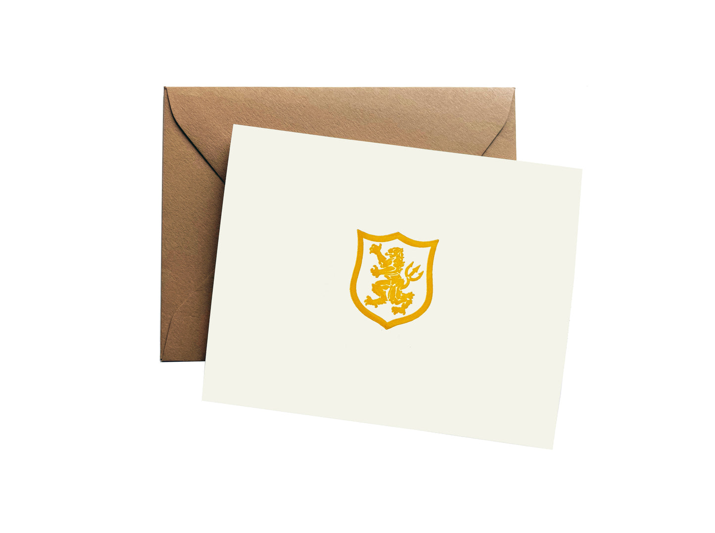 Custom Logo Letterpress Folding Card Stationery Set