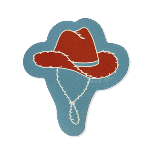 Cowboy Hat Vinyl Sticker