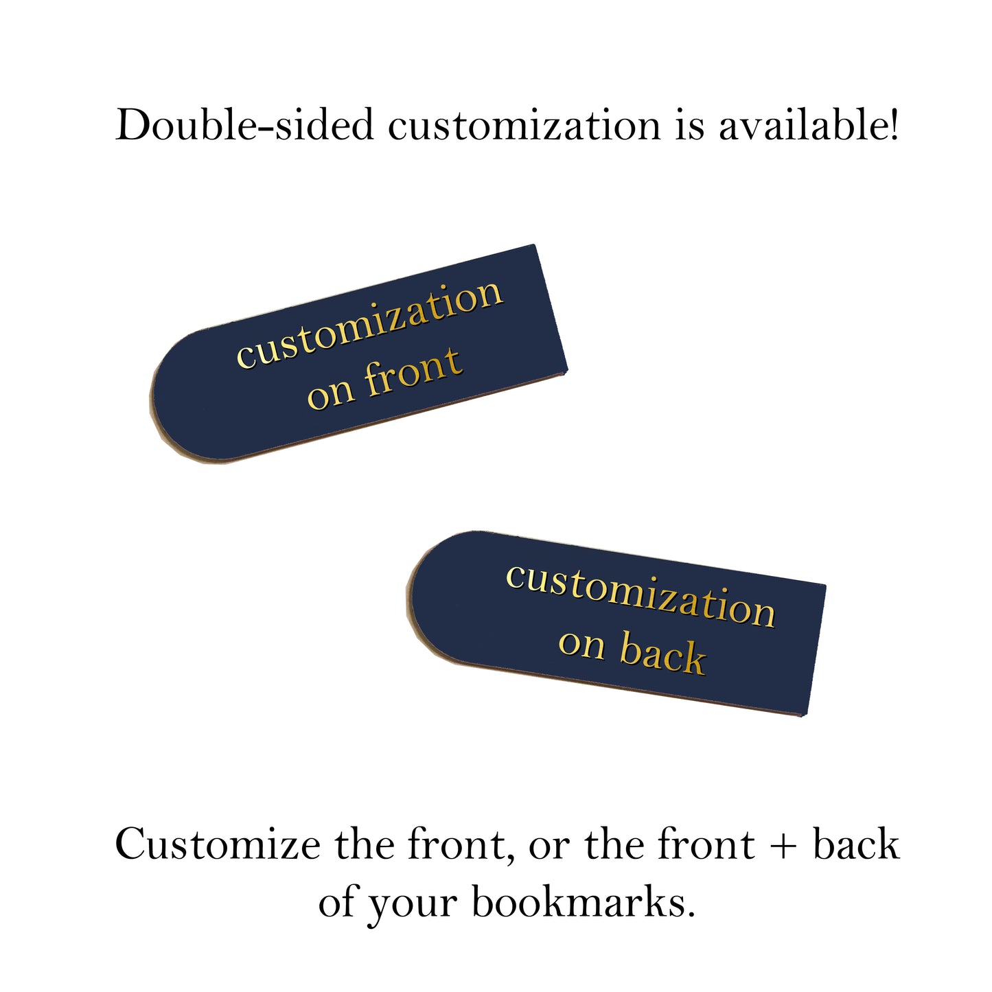 Custom Logo Foil Embossed Magnetic Bookmarks