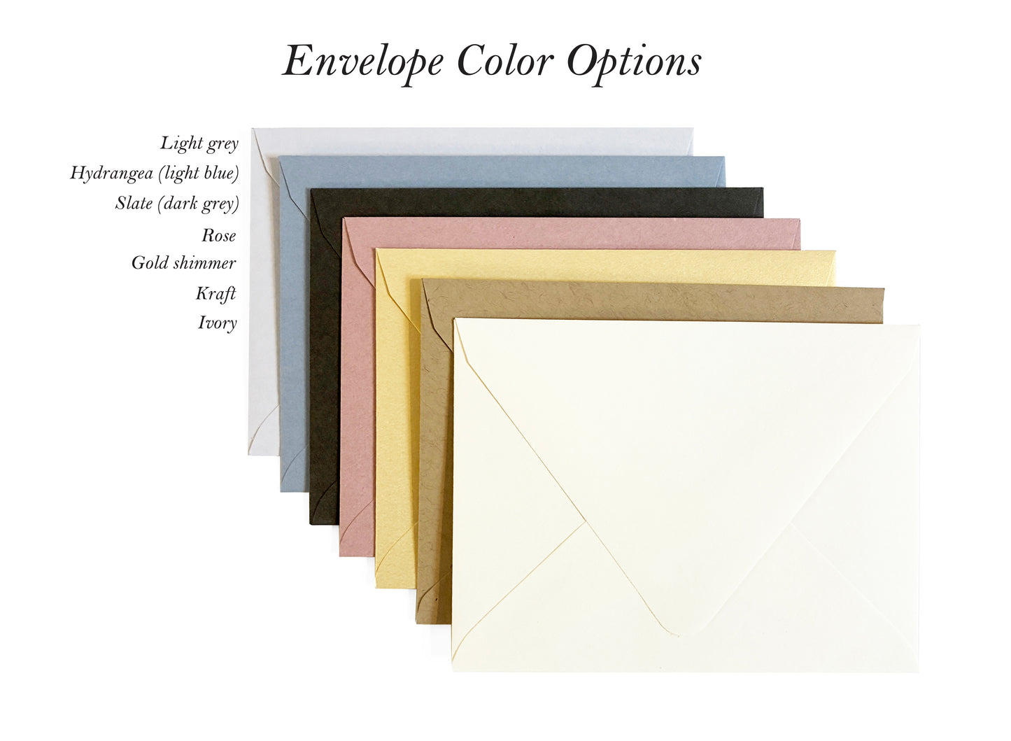 Custom Logo Letterpress Folding Card Stationery Set