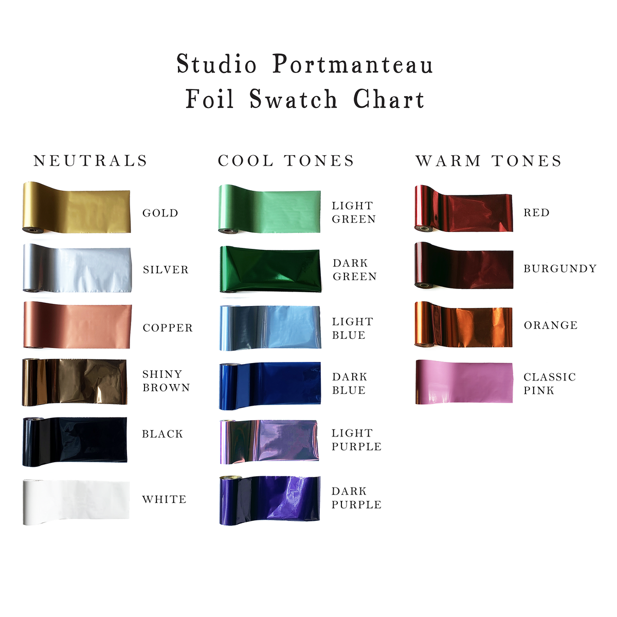 Custom Text Foil Embossed Medium Saddle Stitch Notebook
