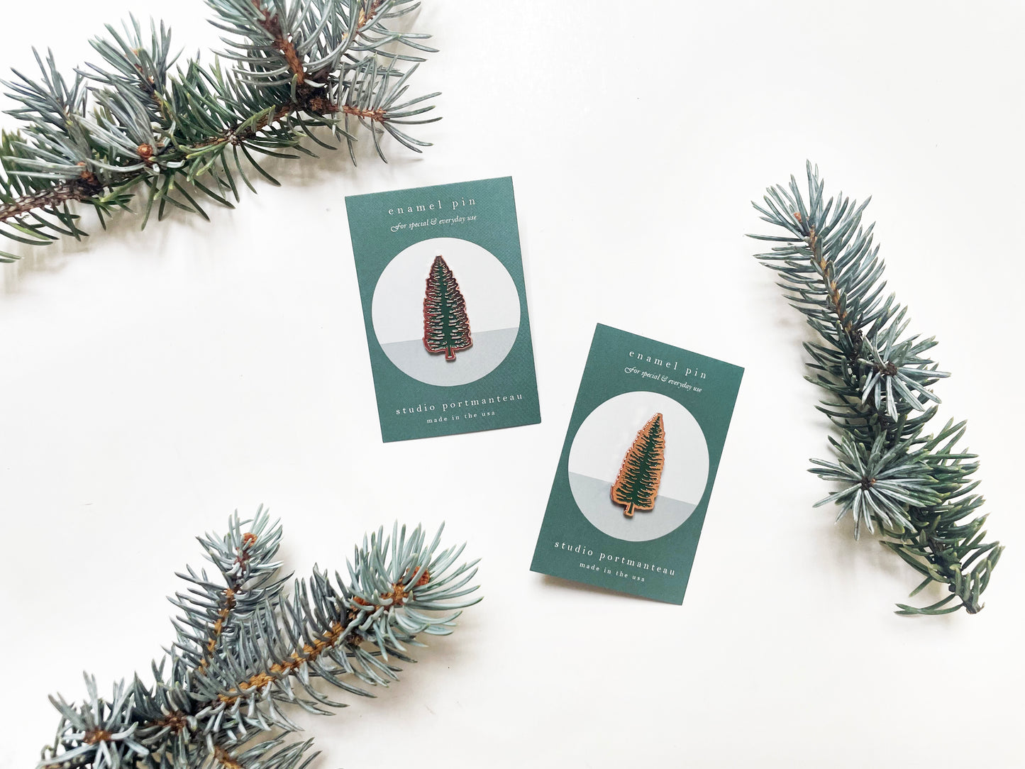 Noble Fir Enamel Pin