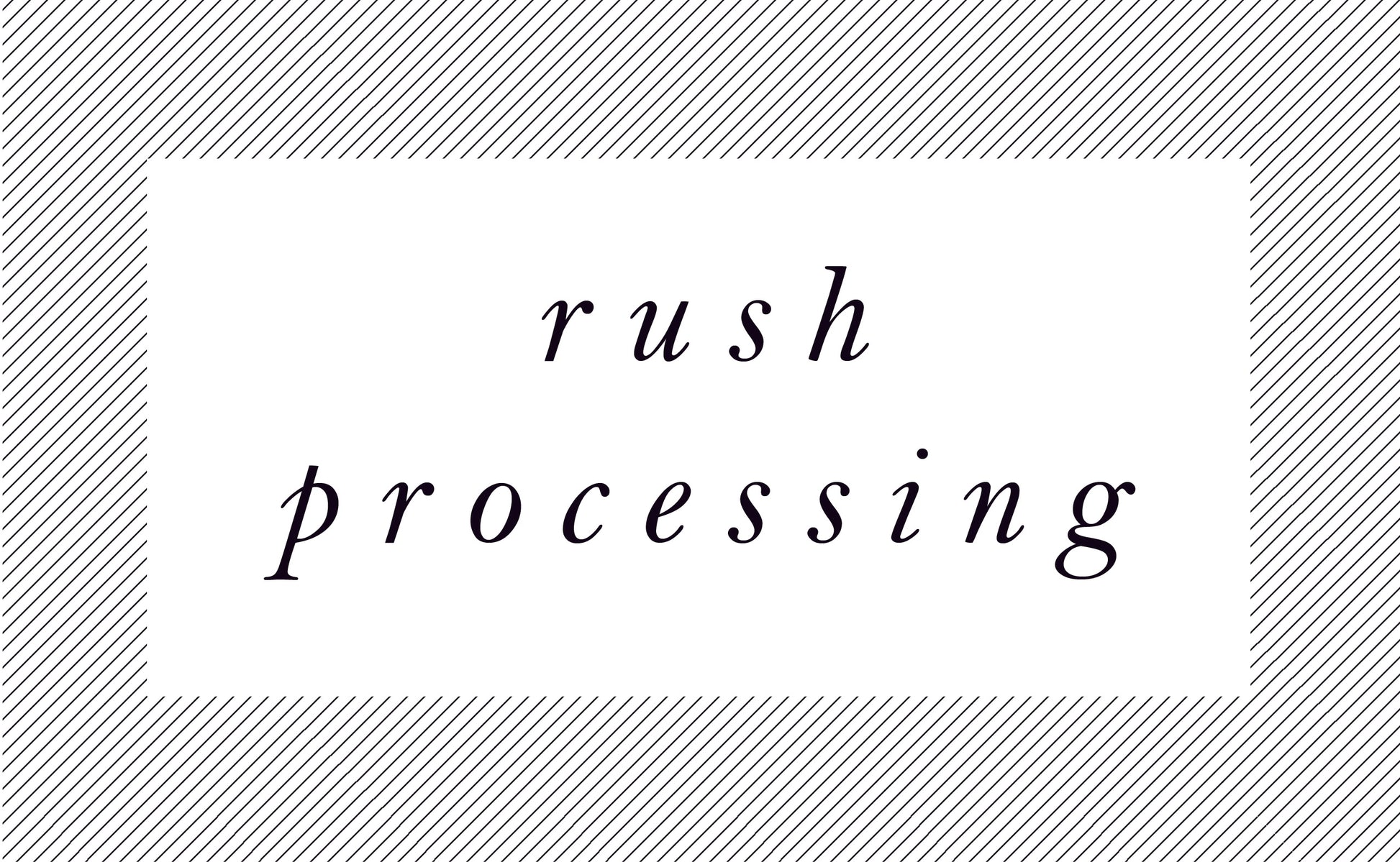 Rush Processing - Studio Portmanteau