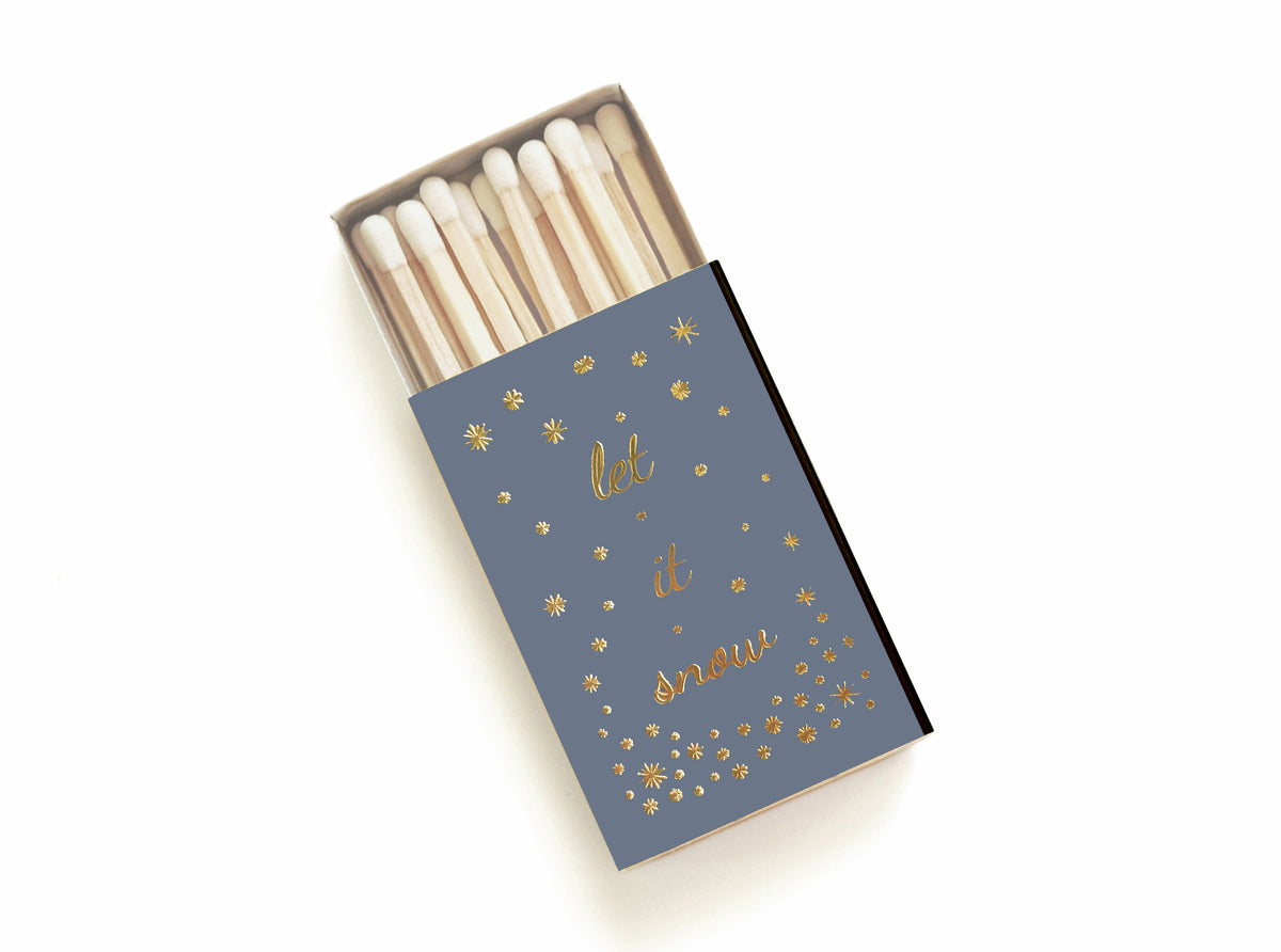 Let It Snow Matchbox | Hygge Winter Candle Lover Gift