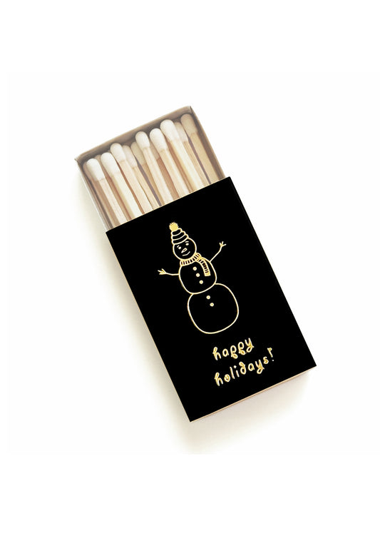 Snowman Hug Matchbox - Studio Portmanteau