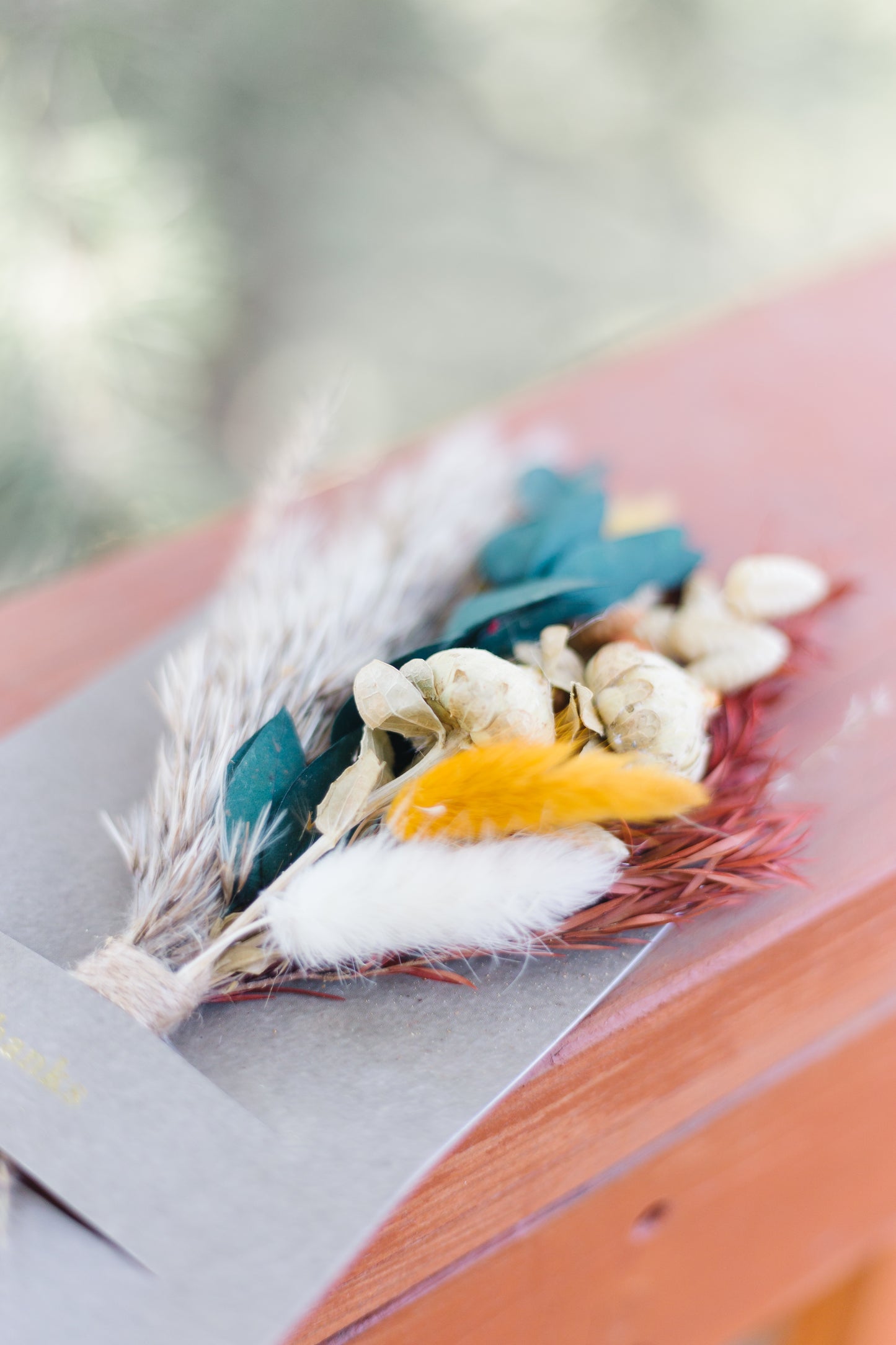 Happy Birthday Mini Bouquet Card | Dried Flower Greeting