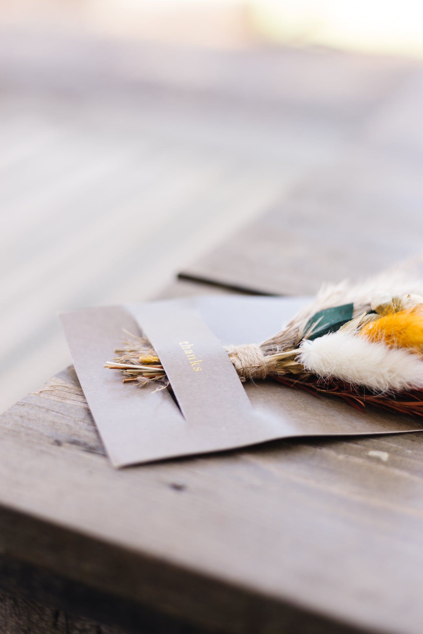 Happy Birthday Mini Bouquet Card | Dried Flower Greeting