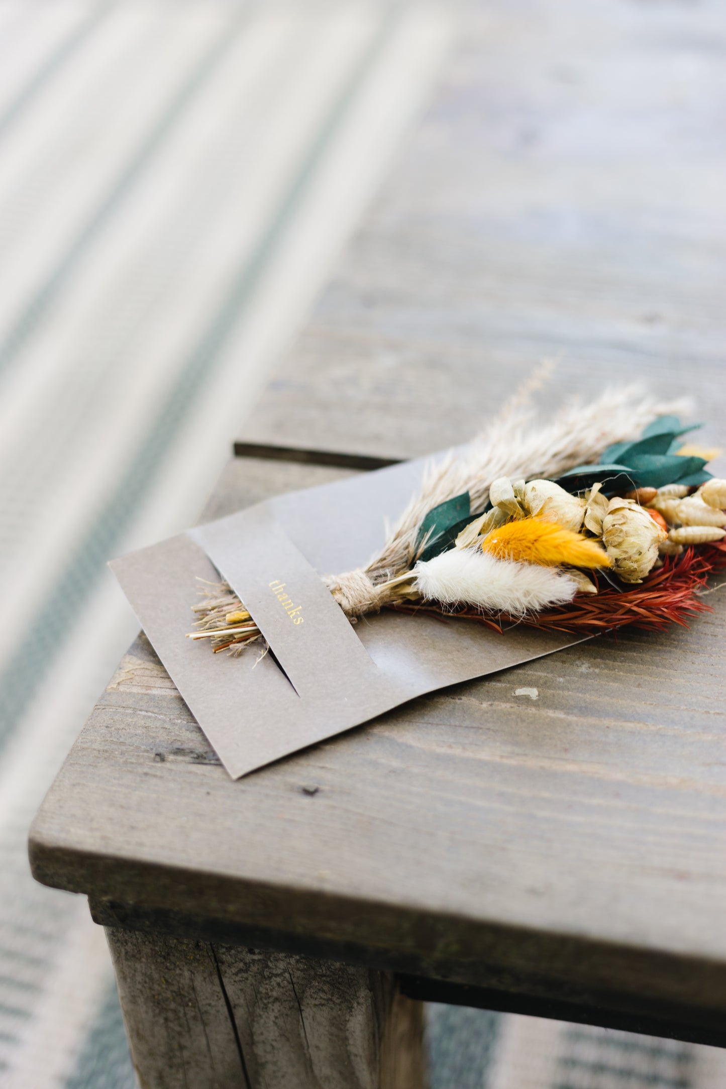 Congrats Mini Bouquet Card | Dried Flowers Greeting Card
