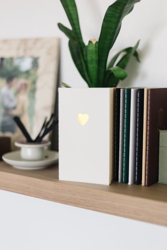 Custom Logo Foil Embossed Mini Saddle Stitch Notebooks