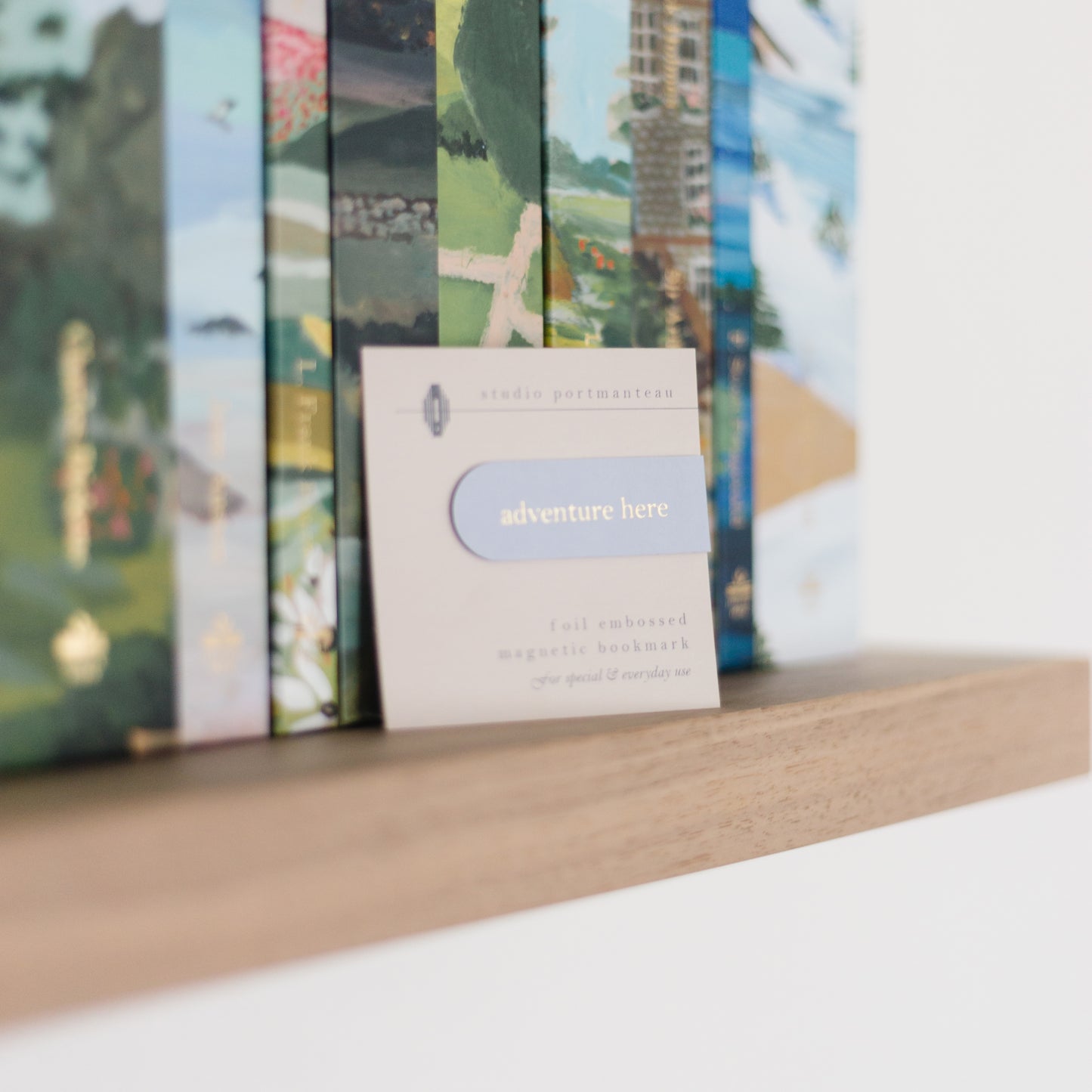 Custom Logo Foil Embossed Magnetic Bookmarks