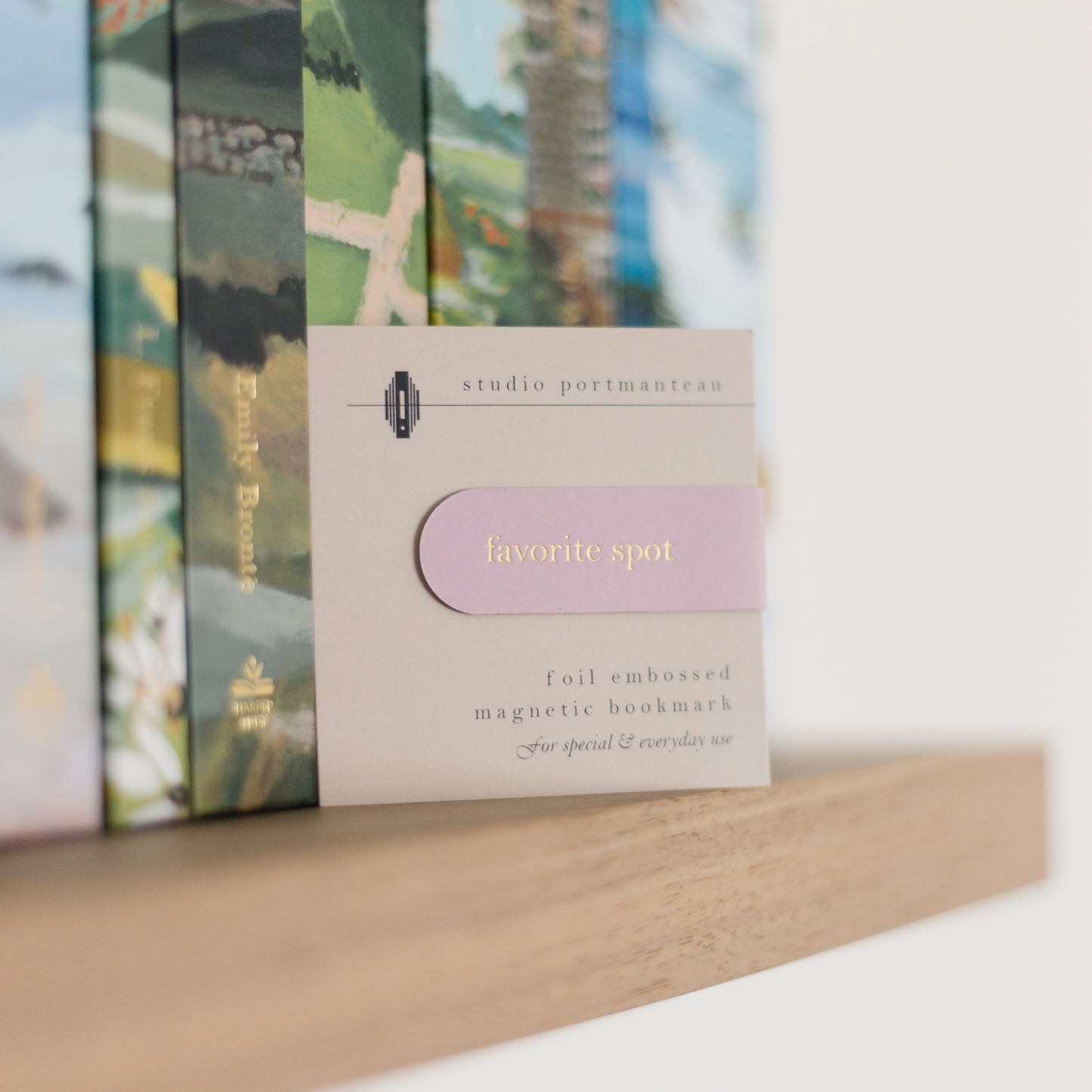 Custom Logo Foil Embossed Magnetic Bookmarks