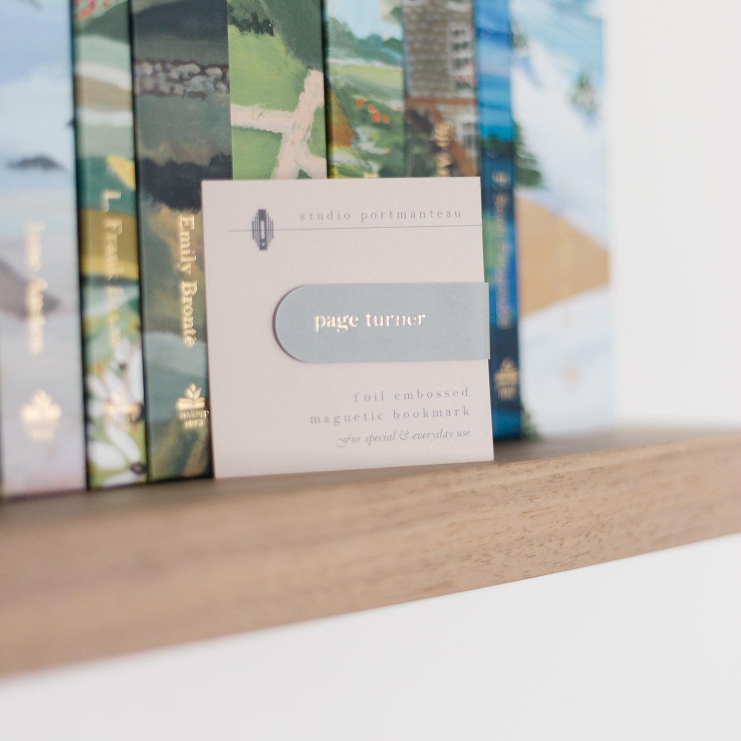 Custom Logo Foil Embossed Magnetic Bookmarks