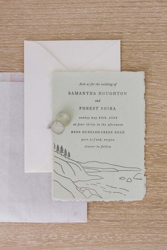 Letterpress Wedding Invitations | The Classic