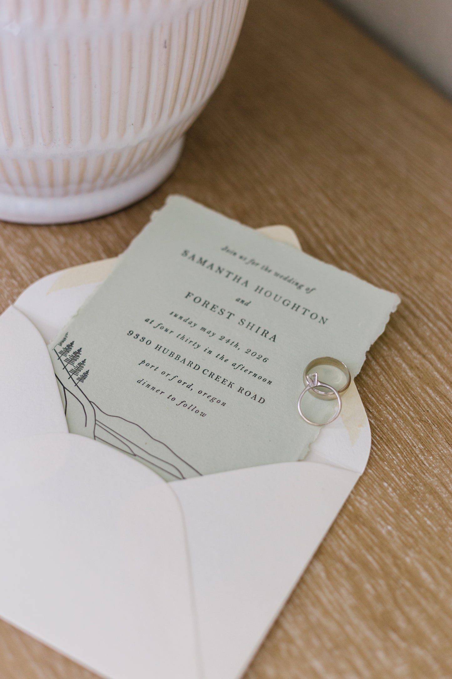 Letterpress Wedding Invitations | The Classic