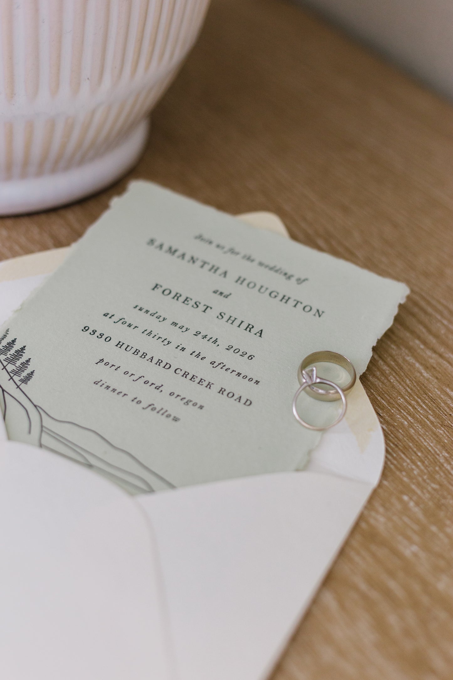 Letterpress Wedding Invitations | The Classic