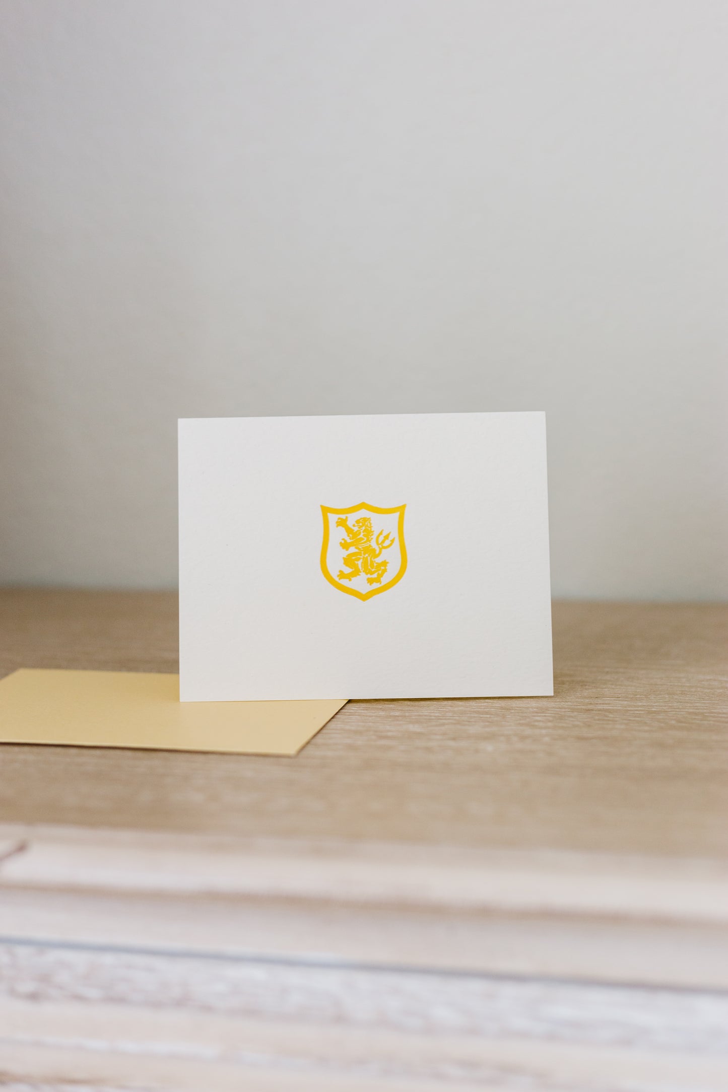 Custom Logo Letterpress Folding Card Stationery Set