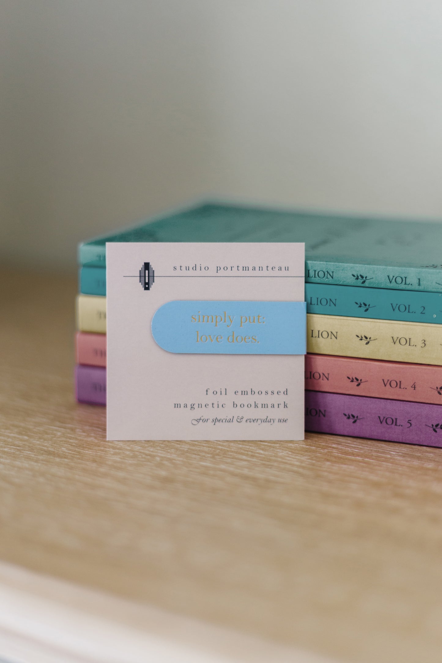Custom Text Foil Embossed Magnetic Bookmarks