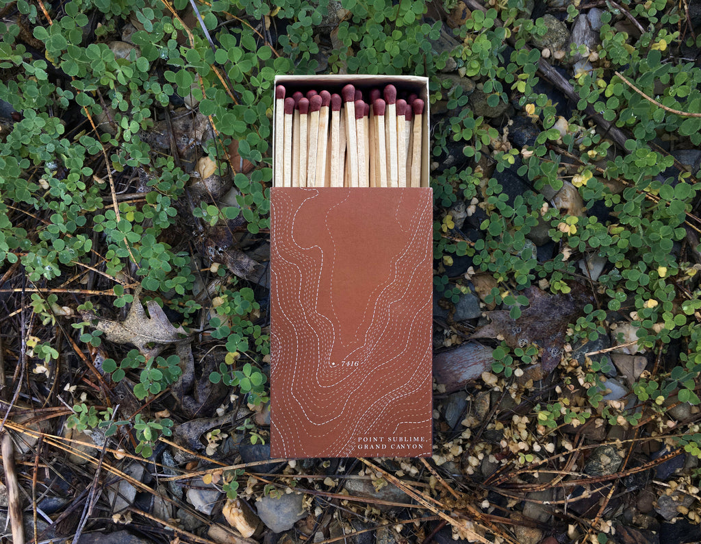 Topography Map Large Matchbox | Studio Portmanteau