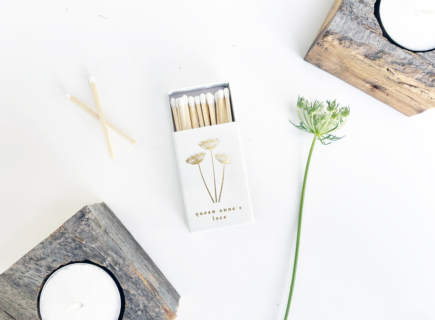 Queen Anne's Lace Matchbox - Studio Portmanteau