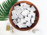 Double Sided Custom Text Foil Embossed Matchboxes