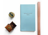 Custom Text Foil Embossed Mini Saddle Stitch Notebook - Studio Portmanteau