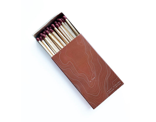 Topography Map Large Matchbox - Studio Portmanteau