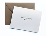 You're non-fungible to me Greeting Card