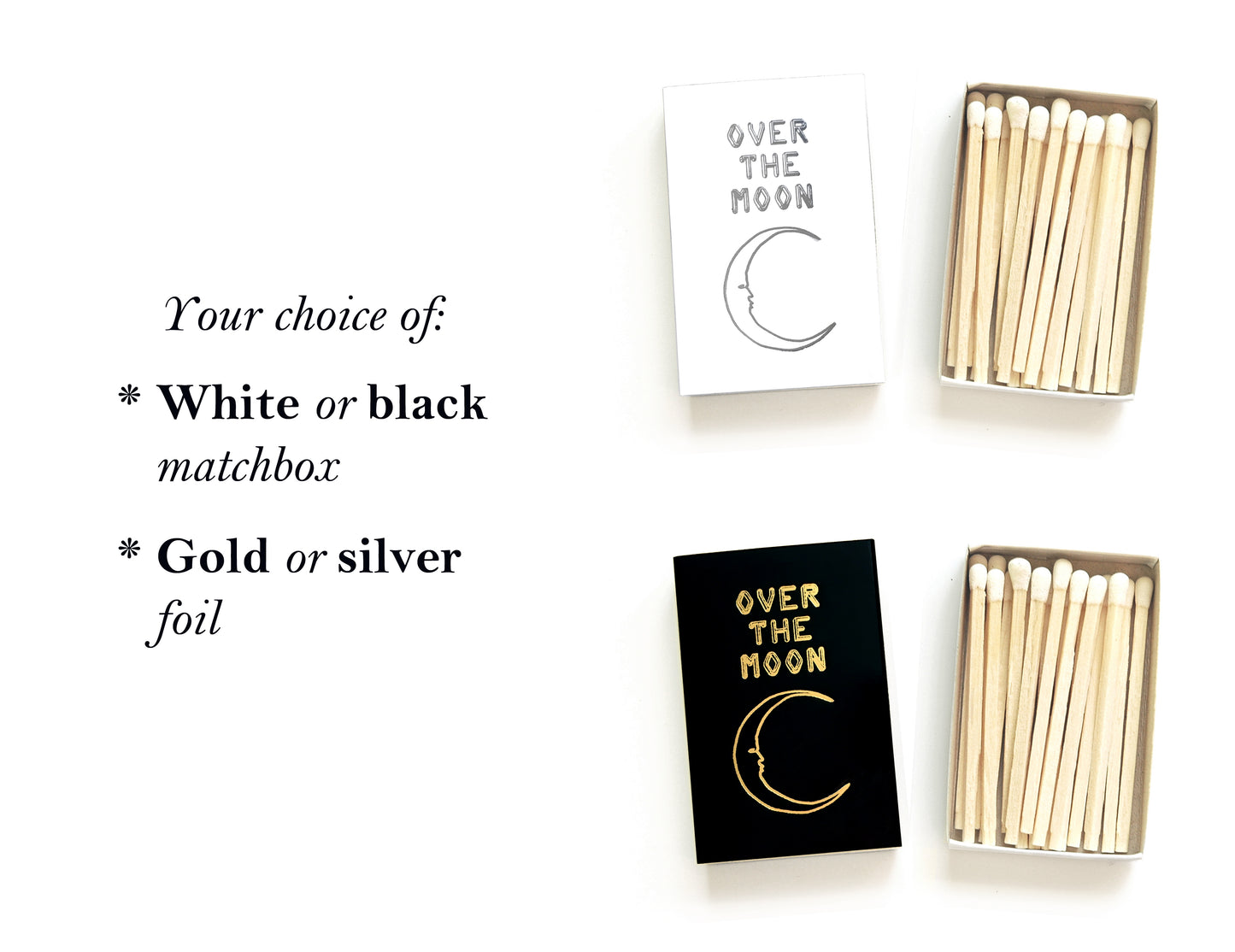Over the Moon Celestial Matchbox - Studio Portmanteau