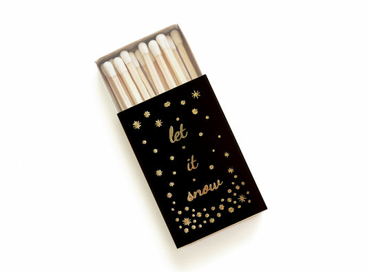 Let it Snow Matchbox - Studio Portmanteau